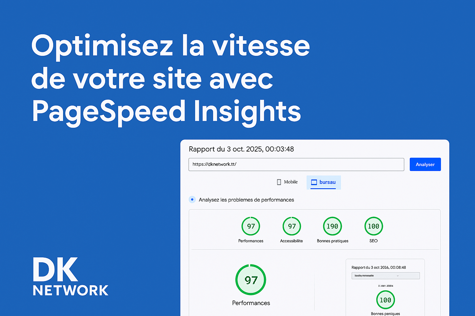 PageSpeed Insights DK Network