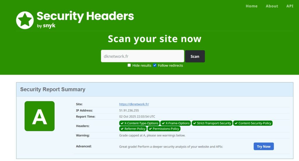 securityheaders